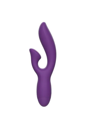 Dual motor vibrator for A-spot and clitoral stimulation
