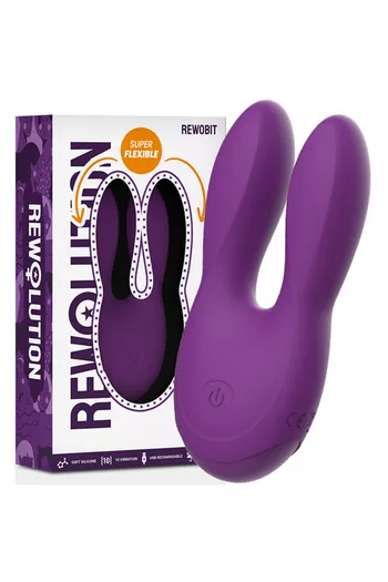 REWOBIT DUET FLEX Clitoral Vibrator - Dual Tip