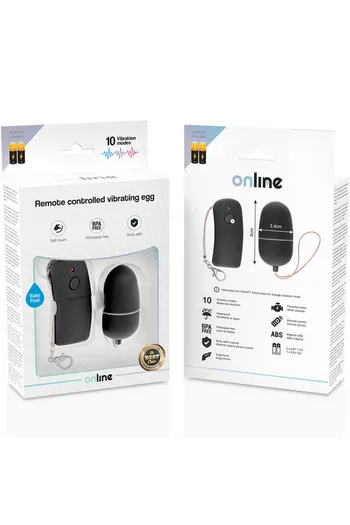 ONLINE Remote Control Vibrating Egg - 10 Modes for Adventurous Couples