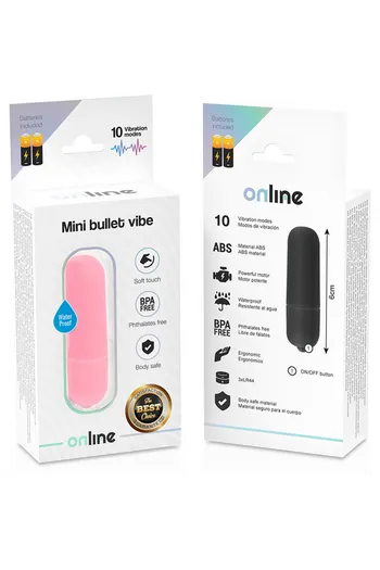 Mini Balla Vibradora Potente - 10 Modalità di Vibrazione | Discreta e Impermeabile
