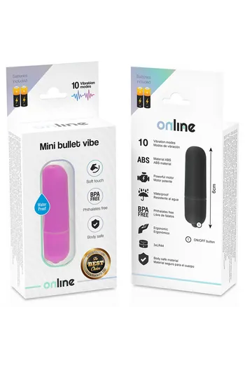 Mini Vibrating Bullet: Small, Discreet, and Powerful with 10 Vibration Modes