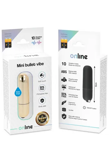Mini Vibrating Bullet - 10 Vibration Modes, Powerful & Discreet | Online