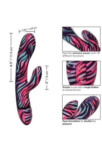 Dual-Tip Vibrator with 10 Vibration Modes