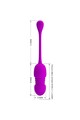 Pretty Love Egg: Remote Control Vibrator with 12 Vibration & Thrust Modes