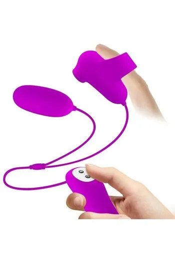 Mini Vibrating Ball with 12 Functions - Dual Stimulation Vibration and Suction | Pretty Love