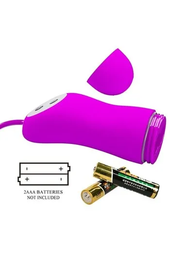 Mini Balla Vibrante con 12 Funzioni - Stimolazione Duale Vibrazione e Suzione | Pretty Love