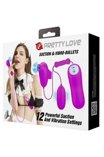 Mini Vibrating Ball with 12 Functions - Dual Stimulation Vibration and Suction | Pretty Love