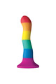 Colors Wave: Dildo con Arpione in Silicone per Esperienze Intense