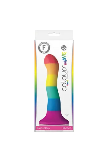 Colors Wave: Harness-Compatible Silicone Dildo for Ultimate Pleasure