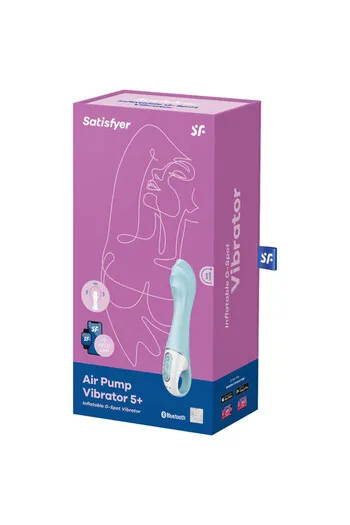 Satisfyer Air Pump Vibrator 5 Connect App - Vibrazione Profonda e Pompa d'Aria per Piacere Intenso