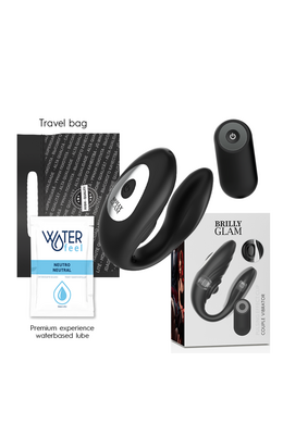 BRILLY GLAM Dual Vibrator for Couples - 7 Vibration & Pulsation Modes