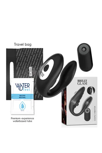 Vibratore Duale BRILLY GLAM per Coppie - 7 Modalità Vibrazione e Pulsazione