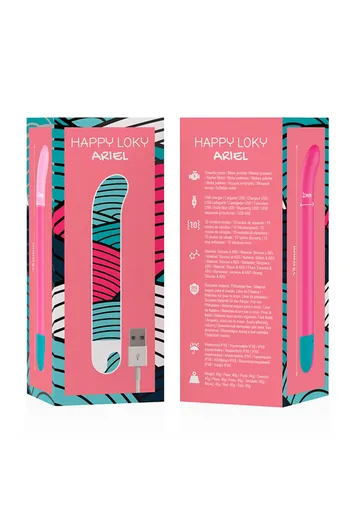 HAPPY LOKY ARIEL - Rechargeable G-Spot Vibrator with 10 Modes | Adult Toy