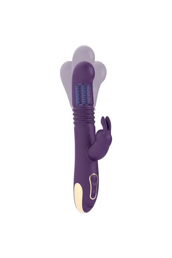 TREASURE - BASTIAN RABBIT UP & DOWN, ROTATORE E VIBRATORE COMPATIBILE CON LA TECNOLOGIA WIRELESS WATCHME