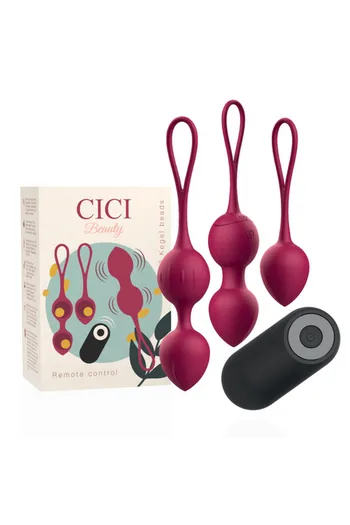 Vibrating Kegel Balls Set with Remote - Strengthen Pelvic Floor