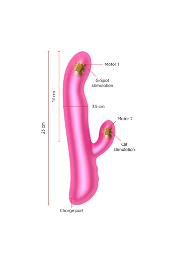 ONINDER - OSLO VIBRATION & ROTATION PINK - FREE APP