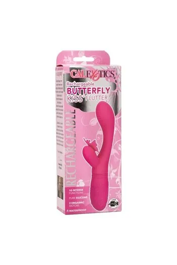 Rechargeable Butterfly Kiss - Erotic Massager with 10 Vibration Functions