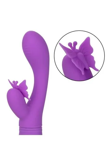 Rechargeable Butterfly Kiss Vibrator | Calexotics | Intimate Pleasure