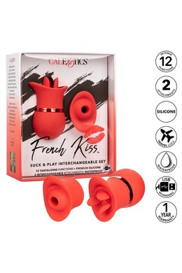 Interchangeable French Kiss Suckers Set - Double Pleasure