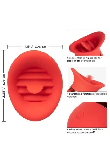 Kiss French Sweet Talker: Massaggiatore Intimo con 12 Funzioni per Piacere Orgasmo