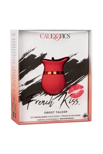 Kiss French Sweet Talker: Massaggiatore Intimo con 12 Funzioni per Piacere Orgasmo