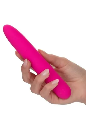 Calexotics Vibrating Massager: 10 Speeds, Liquid Silicone, USB Rechargeable