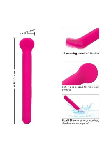 Calexotics Liquid Silicone Clitoral Stimulator: 10 Vibration Speeds for Intense Pleasure