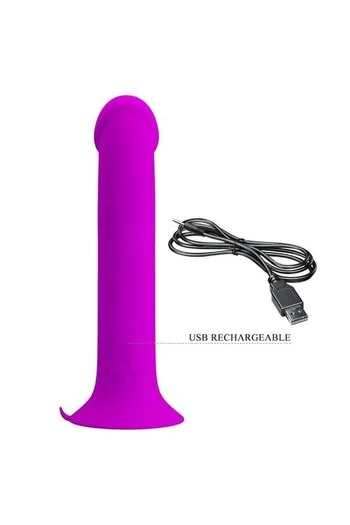 Vibratore con Ventosa Pretty Love: 12 Funzioni per Massimo Piacere