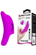 Vibratore a Dito Pretty Love Dolphin - 10 Funzioni di Vibrazione in Silicone