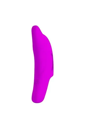 Vibratore a Dito Pretty Love Dolphin - 10 Funzioni di Vibrazione in Silicone