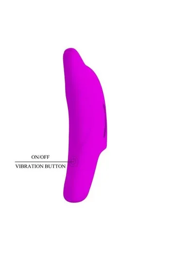 Pretty Love Dolphin Finger Vibrator - 10 Vibration Functions in Silicone