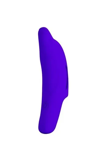 Vibratore a Dito Pretty Love Dolphin - 10 Funzioni di Vibrazione in Silicone