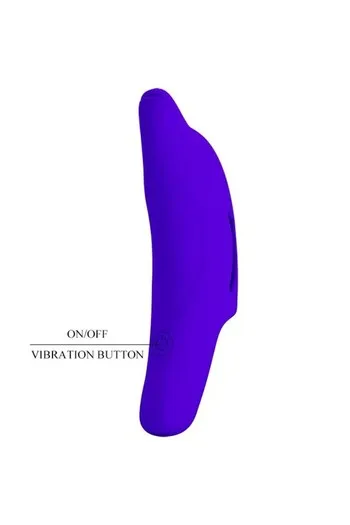 Pretty Love Dolphin Finger Vibrator - 10 Vibration Functions in Silicone