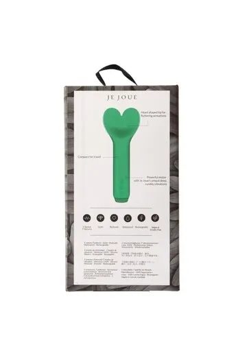 Amour™: Heart-Tipped Bullet Vibrator for Fluttering and Deep Sensations