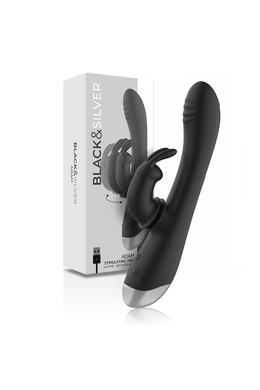 BLACK&SILVER™ Adam: Dual Clitoral and G-Spot Stimulator for Intense Orgasms