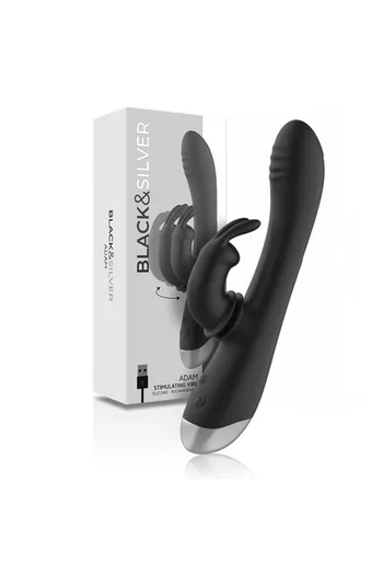 BLACK&SILVER™ Adam: Dual Clitoral and G-Spot Stimulator for Intense Orgasms