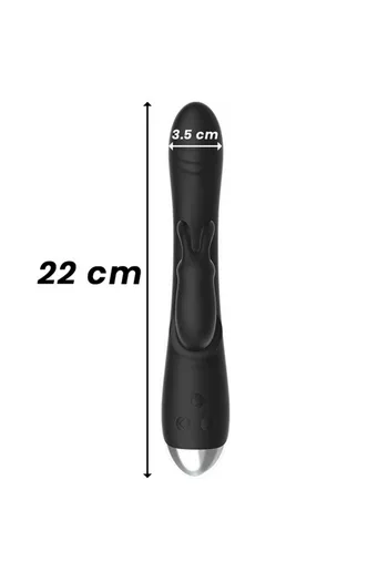 BLACK&SILVER™ Adam: Doppia Stimolazione Clitoridea e Punto G per Orgasmi Intensi