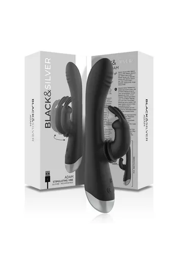 BLACK&SILVER™ Adam: Doppia Stimolazione Clitoridea e Punto G per Orgasmi Intensi
