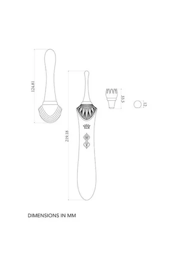 Bess 2 - Personal Stimulator with Anal Beads & Heating Function | ZALO
