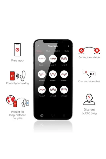 Vibratore discreto per coppie con app di controllo