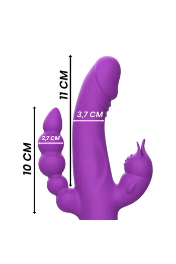 Intense™ Casanova - Vibratore Triplo Piacere con 3 Motori Indipendenti
