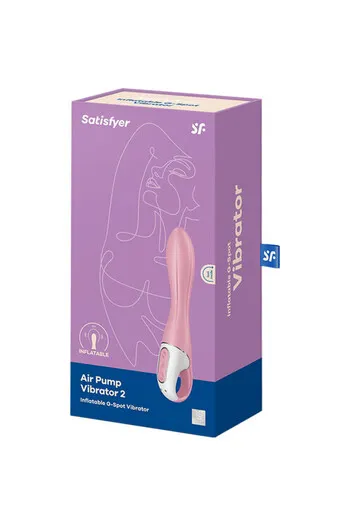 Satisfyer Air Pump Vibrator 2: Ultra-Powerful Inflatable Vibrator for Intense Sensations
