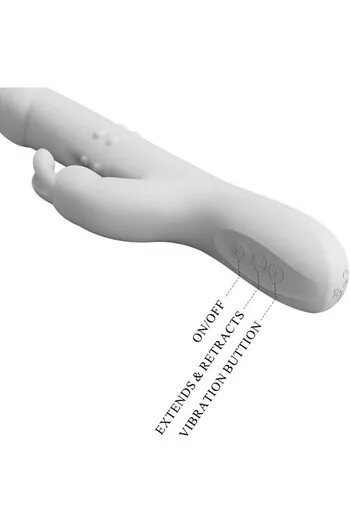 Pretty Love Rabbit Vibrator: Multi-Speed Vibration, Rotation & Thrusting