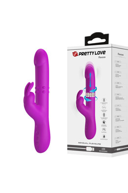 Pretty Love Rabbit Vibrator: Multi-Speed Vibration, Thrusting & Rotation for Dual Stimulation