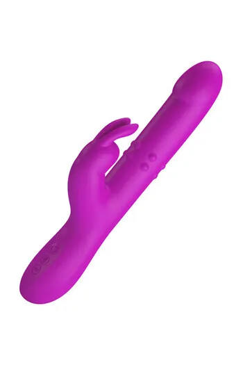 Pretty Love Rabbit Vibrator: Multi-Speed Vibration, Thrusting & Rotation for Dual Stimulation