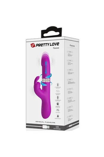 Vibratore Coniglio Pretty Love: Vibrazione, Rotazione e Spinta per Orgasmi Multipli