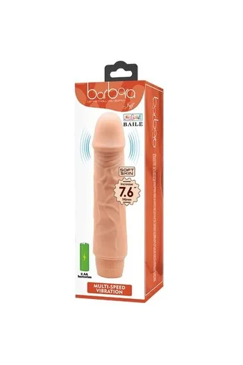 Realistic vibrating dildo with multiple speed vibrations