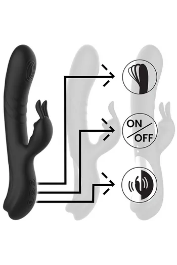 BLACK&SILVER™ Jamie: Doppia Stimolazione Clitoridea e Punto G per Orgasmi Intensi