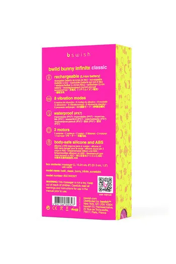 Bwild Bunny Infinite Classic - Il Piacere Infinito con 8 Intensità e Design Curvo