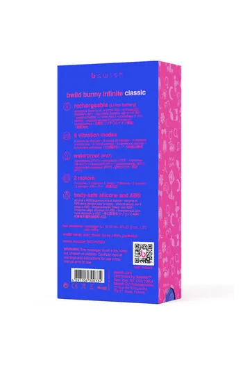 Bwild Bunny Infinite Classic: Il Piacere Infinito con 8 Intensità e Design Curvo